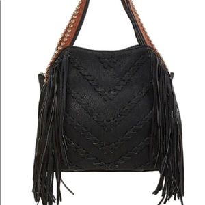 NWOT Big Buddha Graya Whipstich Bag